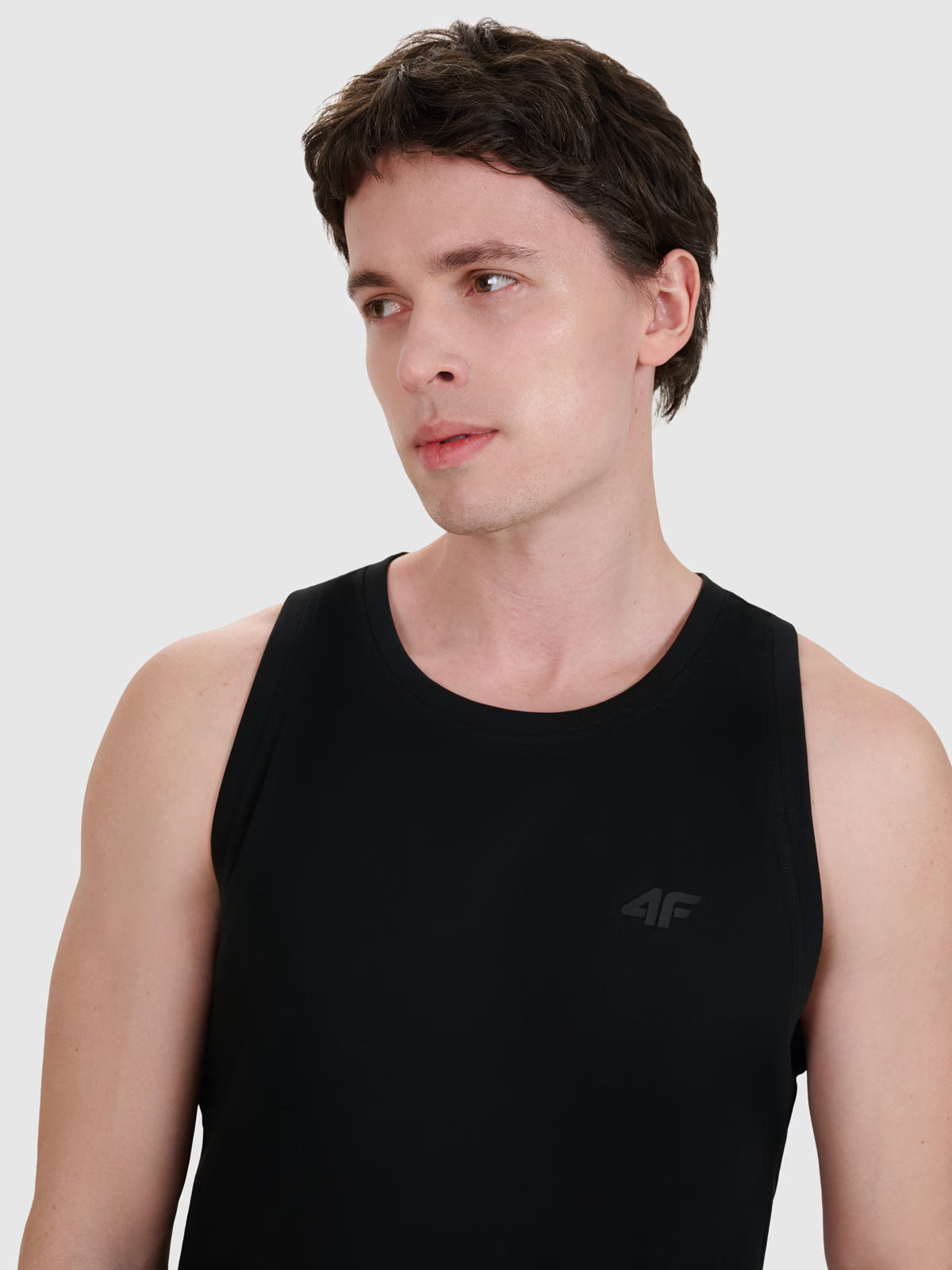 Tank top regular gładki męski