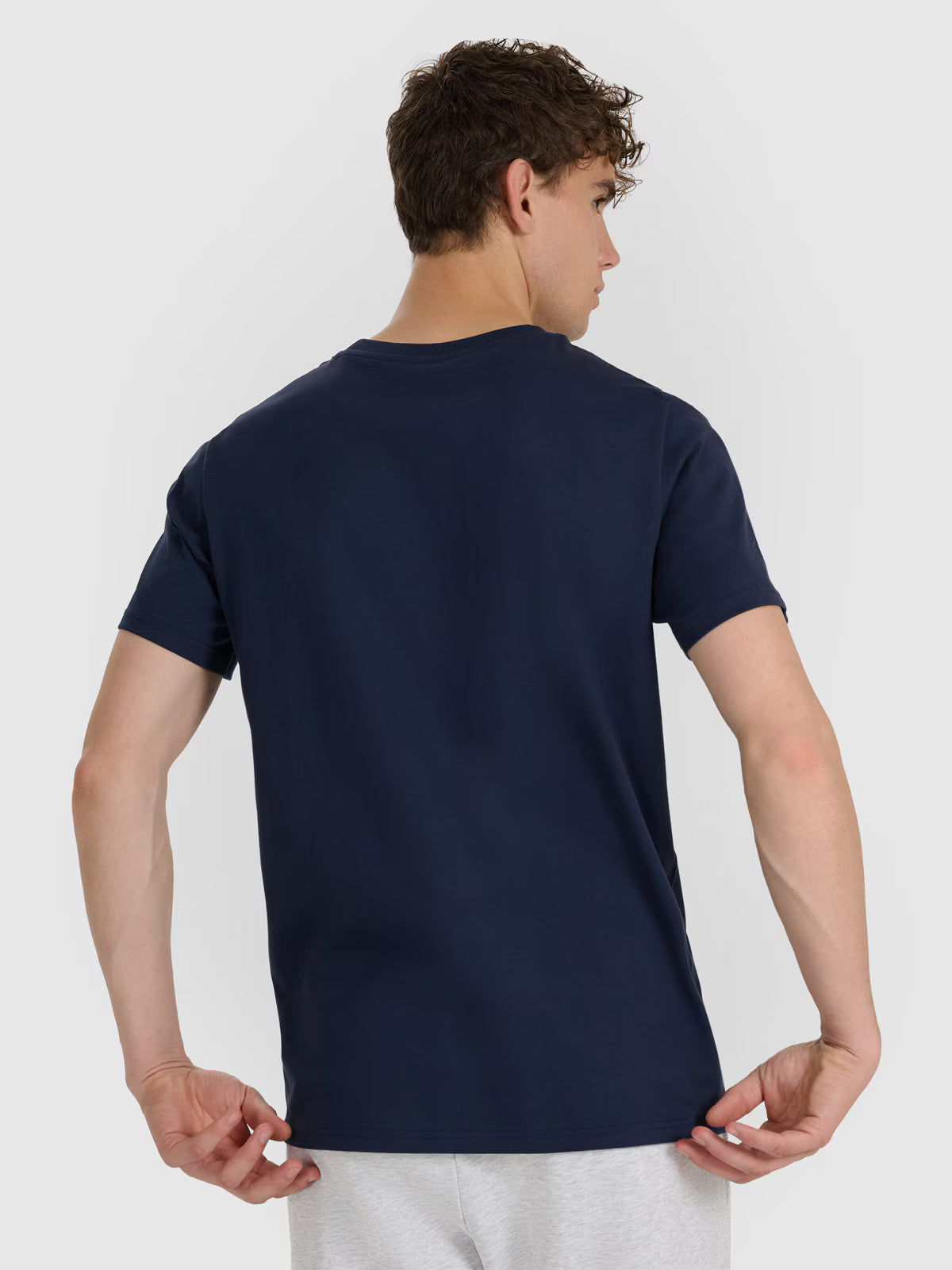 T-shirt regular z nadrukiem męski