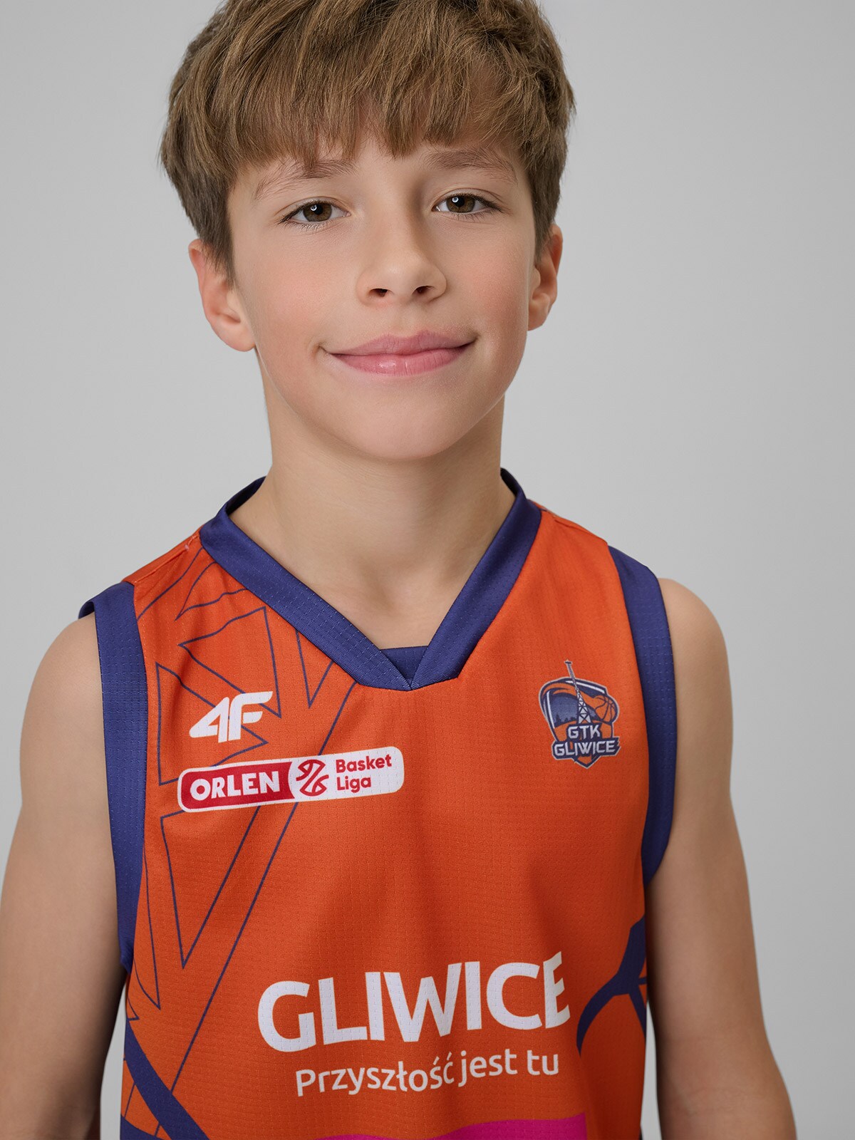 Koszulka meczowa replika domowa z sezonu 2024/25 dziecięca 4F x GTK Gliwice