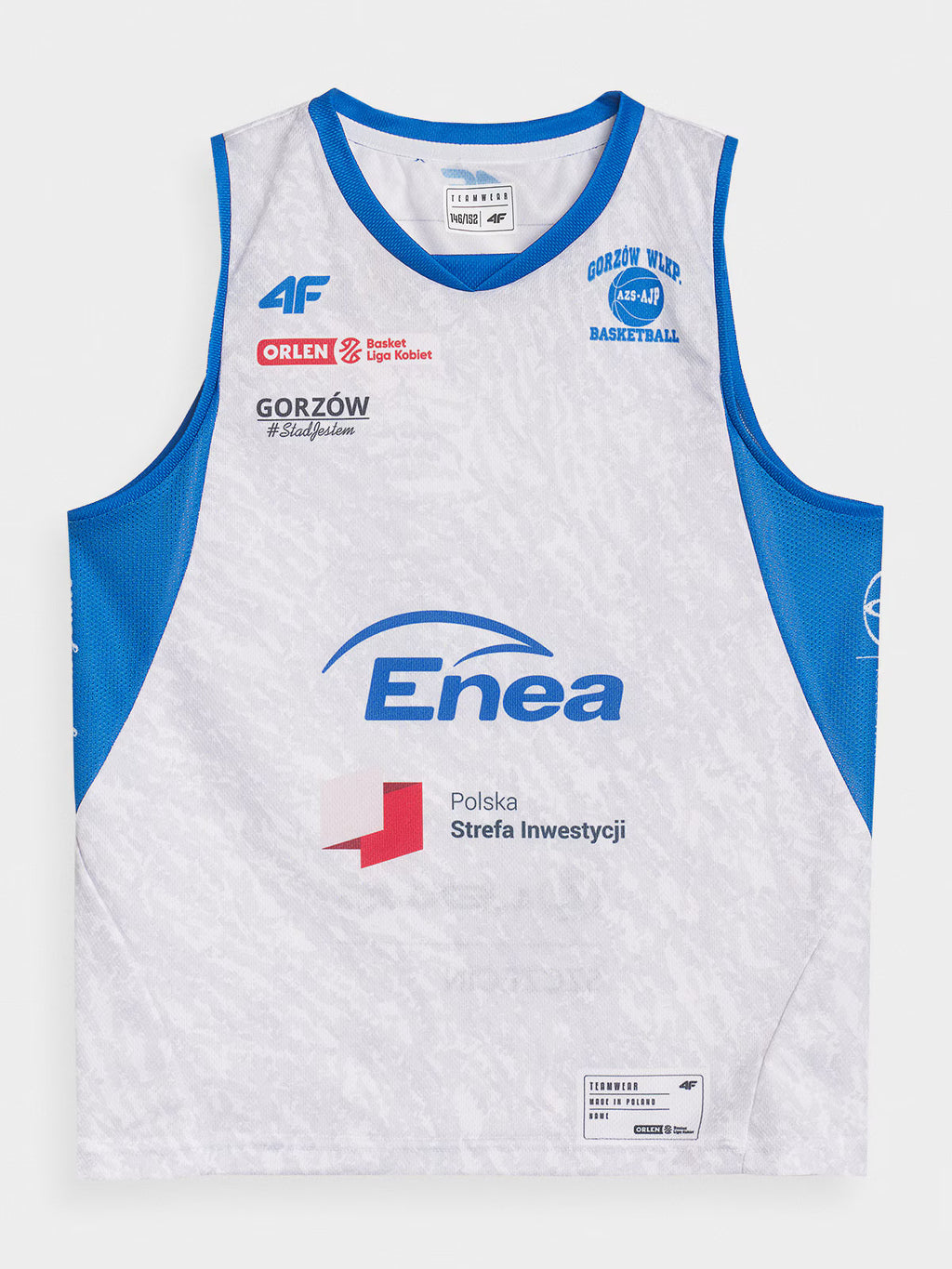 Koszulka meczowa replika domowa z sezonu 2024/25 dziecięca 4F x Enea AZS AJP Gorzów Wielkopolski