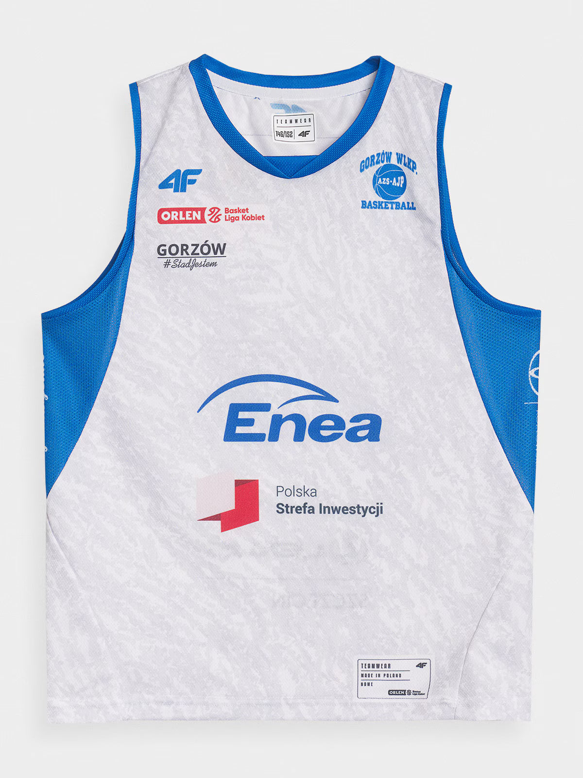 Koszulka meczowa replika domowa z sezonu 2024/25 dziecięca 4F x Enea AZS AJP Gorzów Wielkopolski