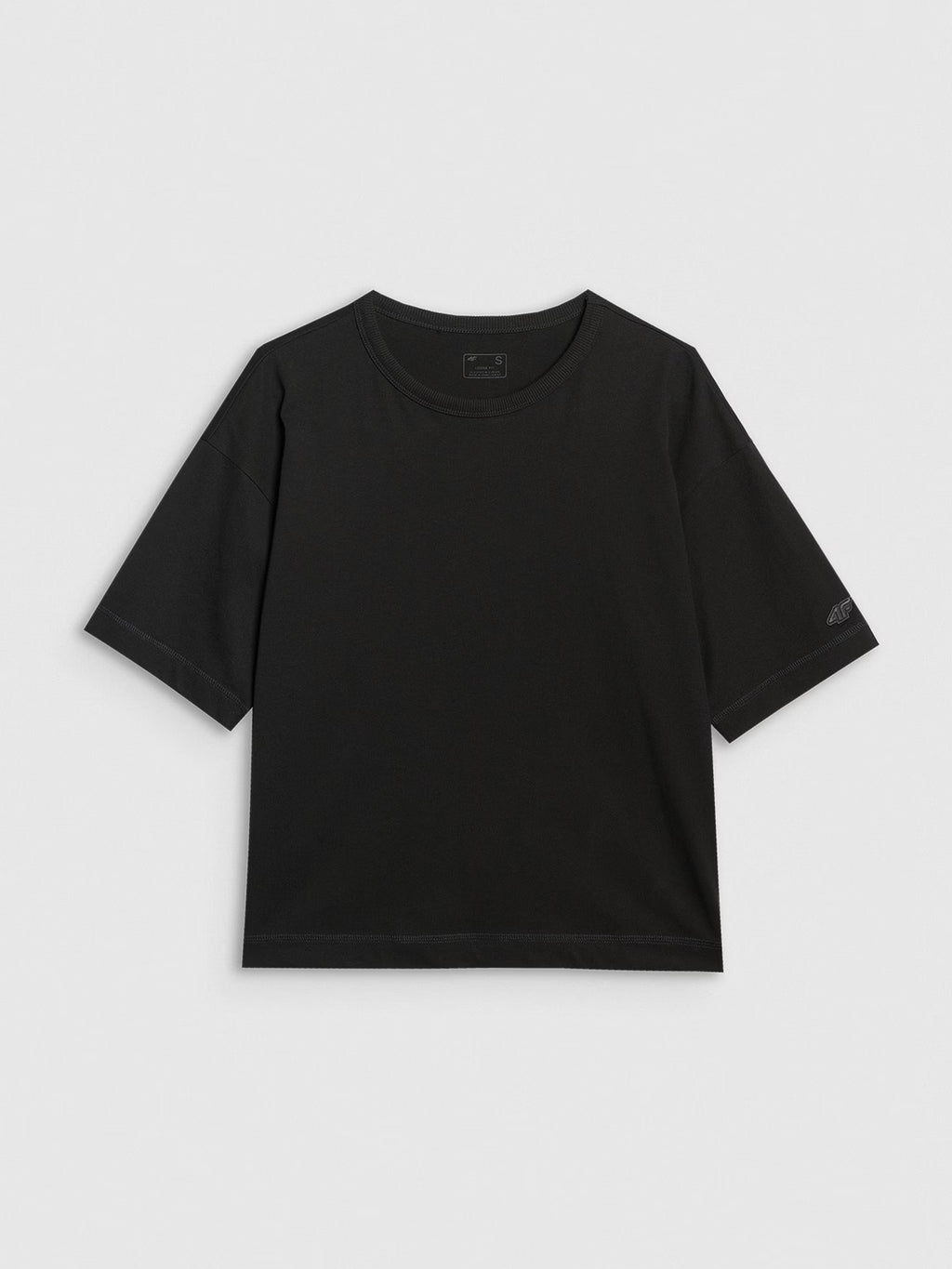 T-shirt oversize gładki damski
