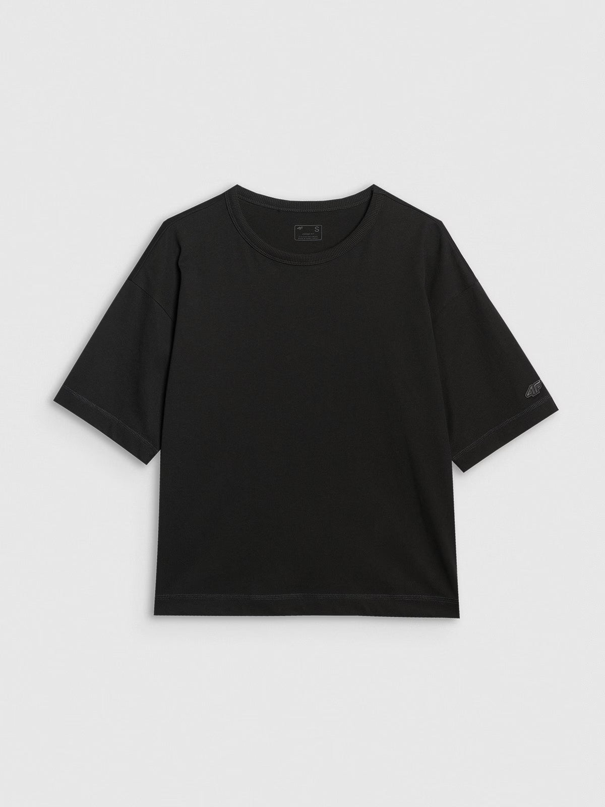 T-shirt oversize gładki damski