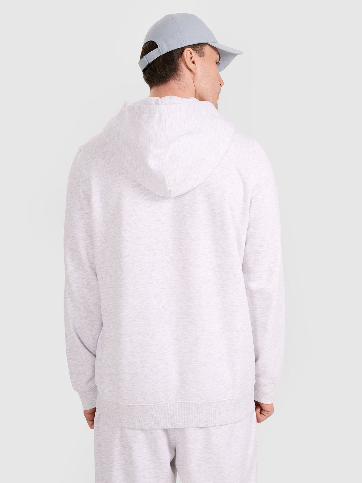 Bluza dresowa nierozpinana z kapturem męska