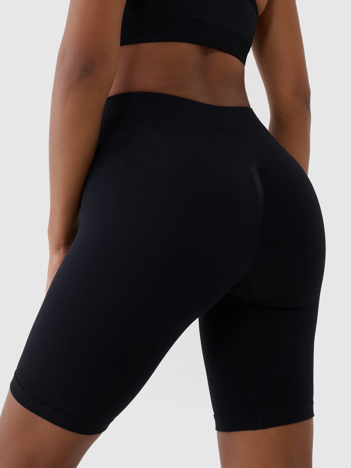 Legginsy kolarki bezszwowe treningowe damskie