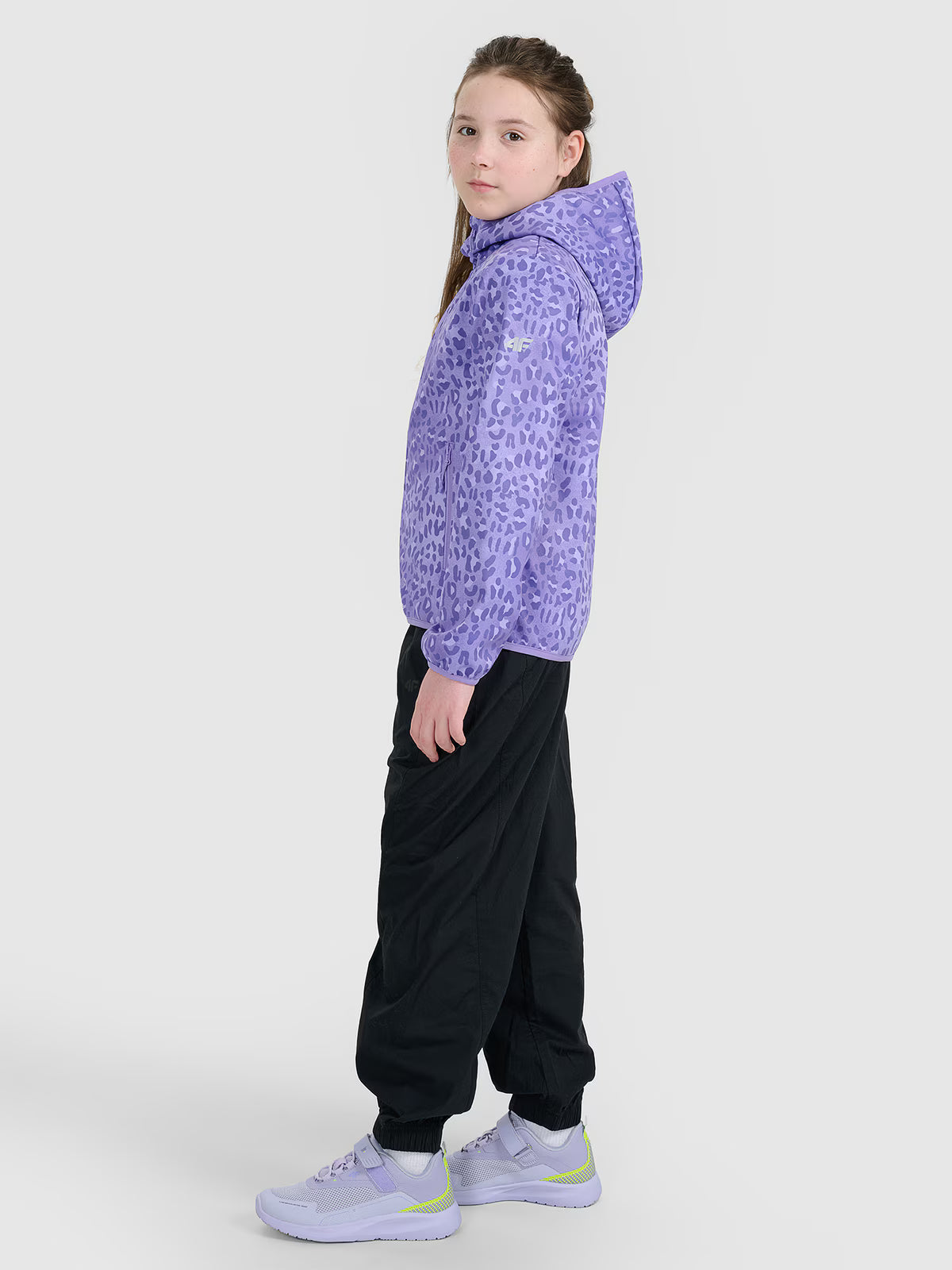Kurtka softshell wiatroodporna membrana 5000 dziewczęca
