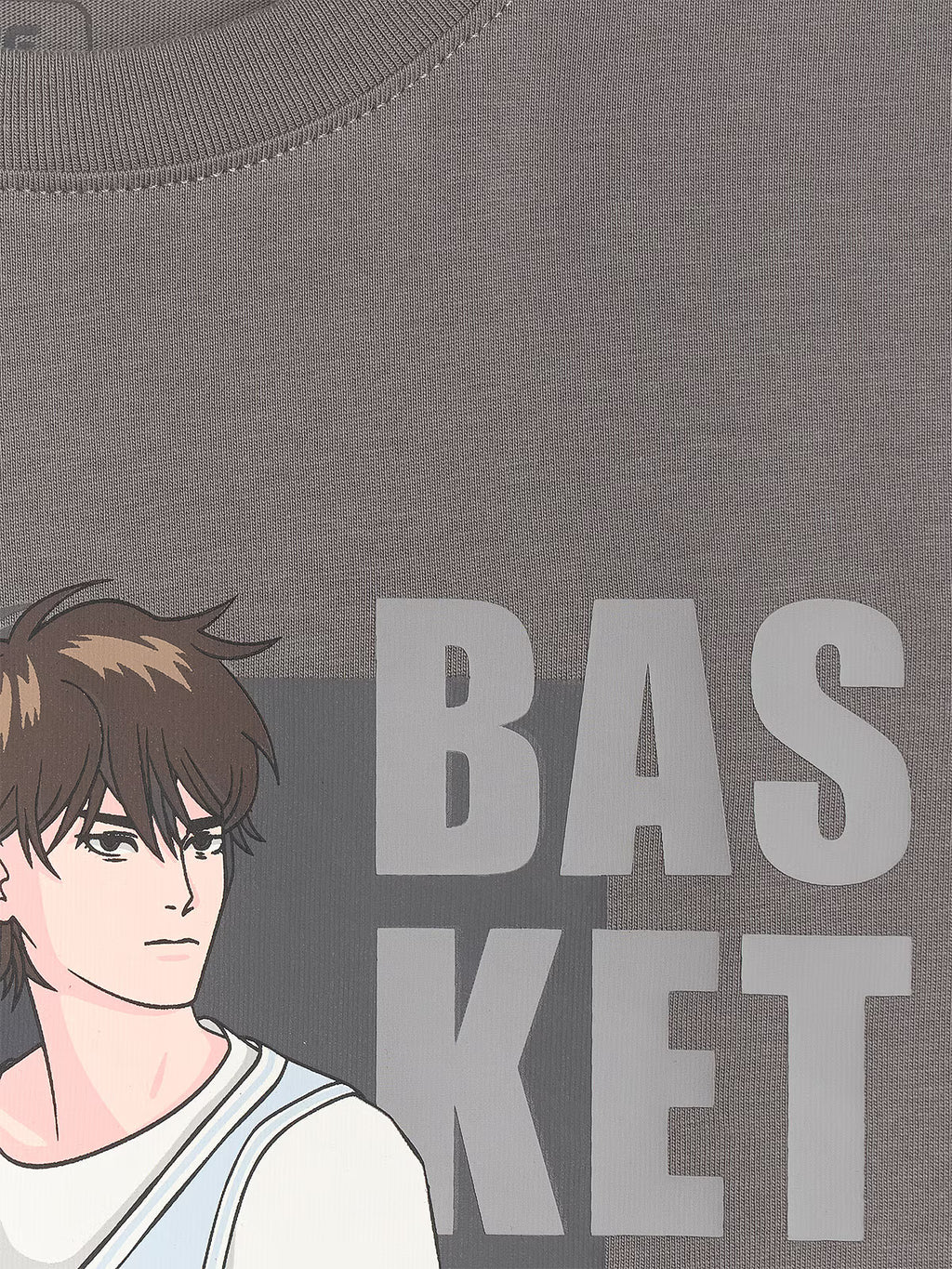 T-shirt oversize z nadrukiem chłopięcy