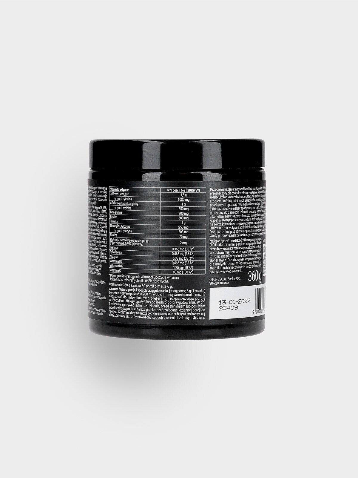 Przedtreningówka PRE-WORKOUT