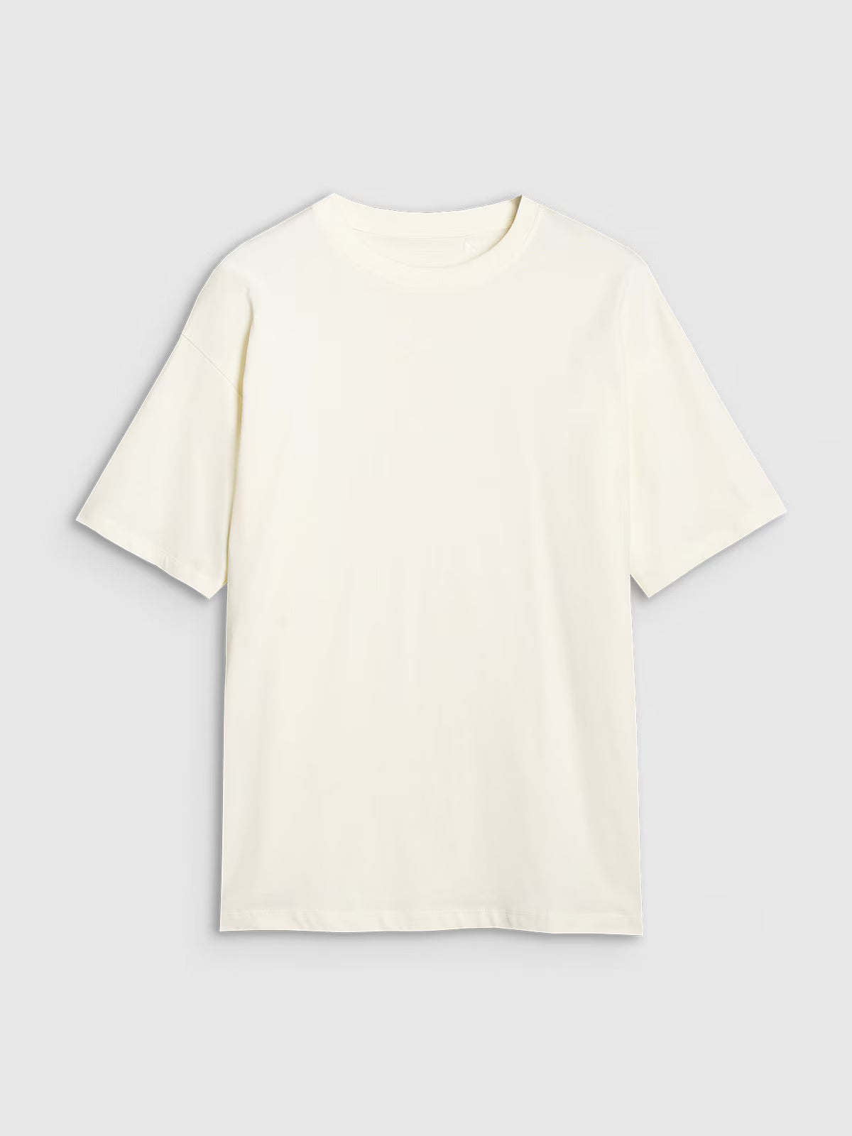 T-shirt oversize gładki damski