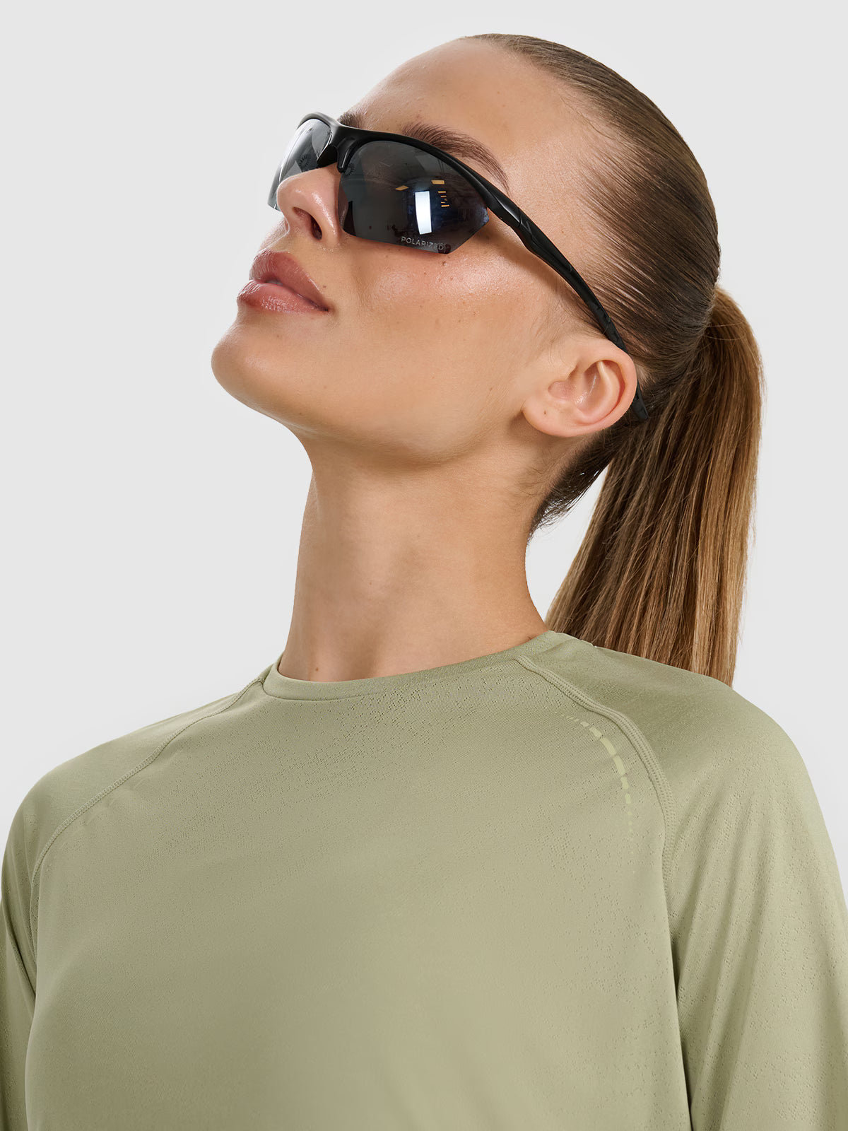 Longsleeve do biegania w terenie szybkoschnący damski