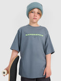 T-shirt oversize z nadrukiem chłopięcy