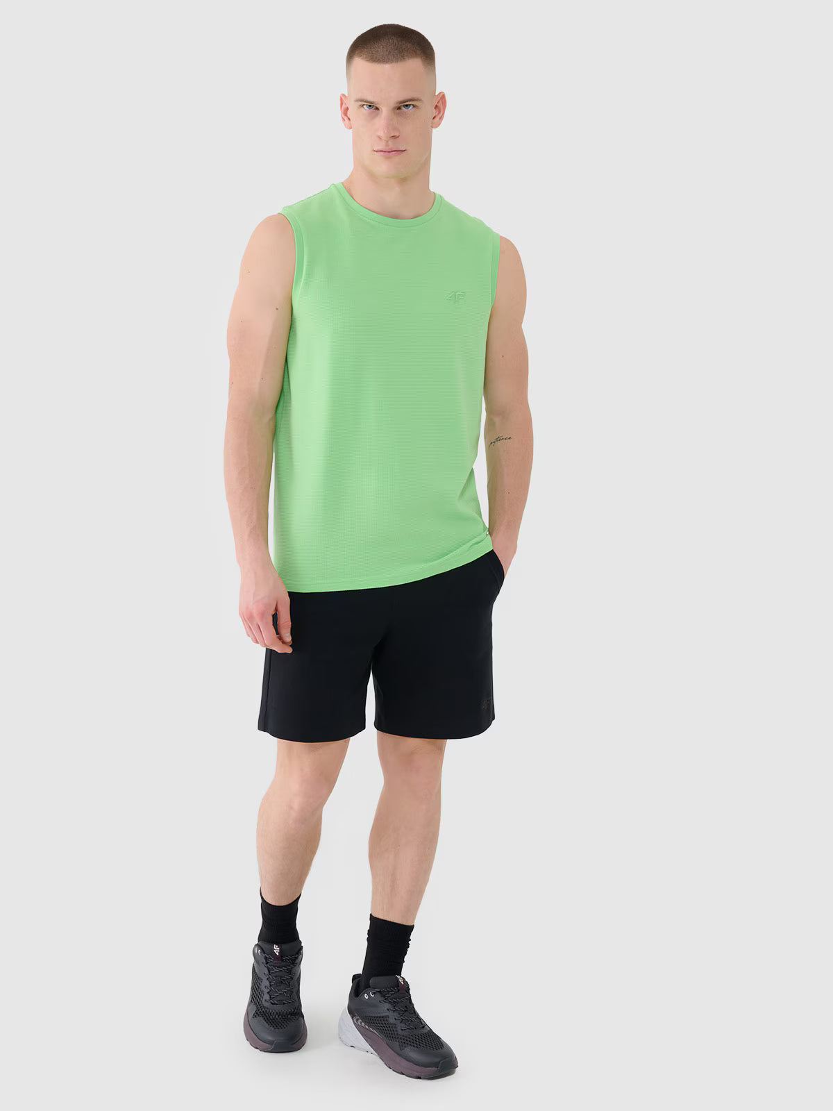 Tank top regular gładki męski