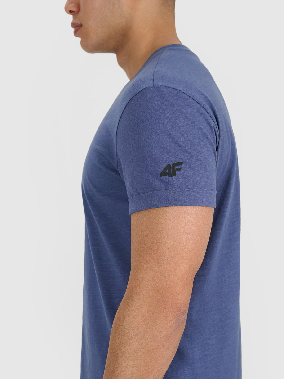 T-shirt regular gładki męski