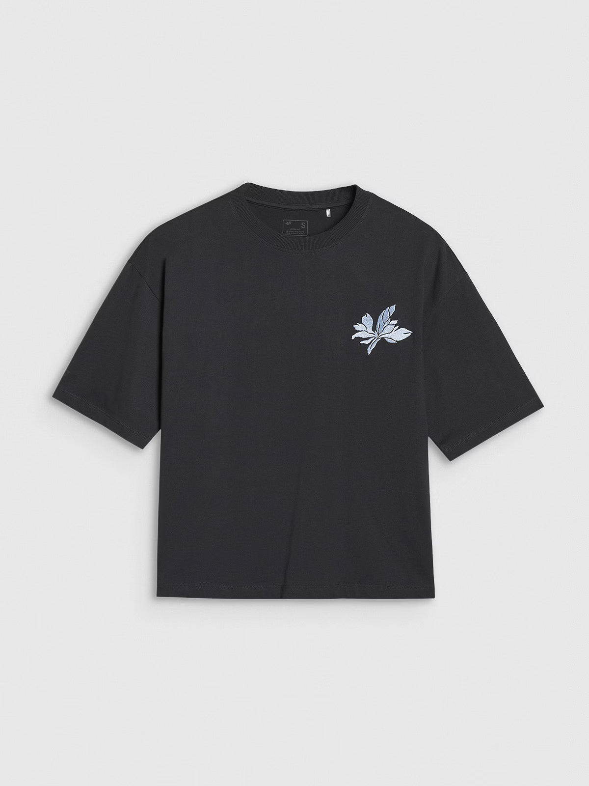 T-shirt oversize z nadrukiem damski