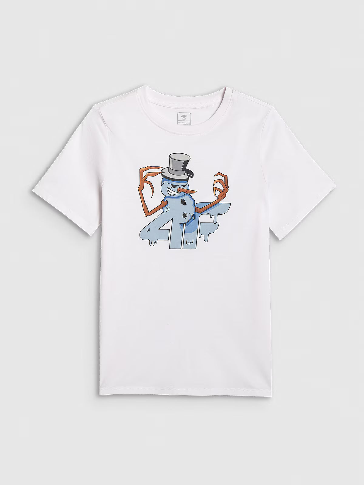 T-shirt regular z nadrukiem świątecznym chłopięcy