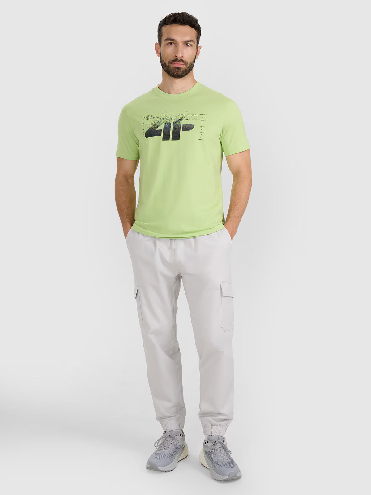 T-shirt regular z nadrukiem męski