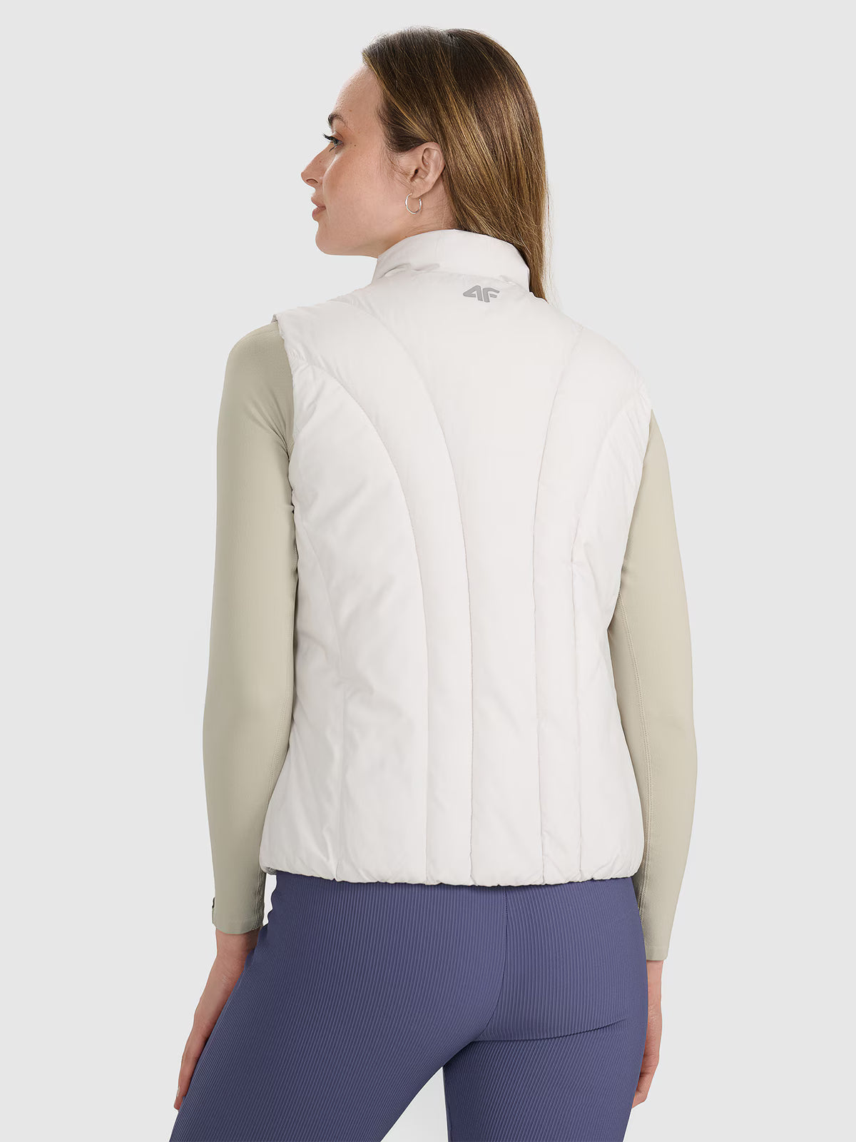 Bezrękawnik puchowy z wypełnieniem syntetycznym damski