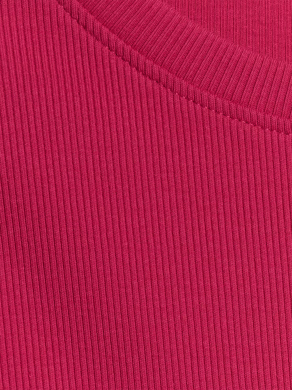 Longsleeve slim z prążkowanej dzianiny damski