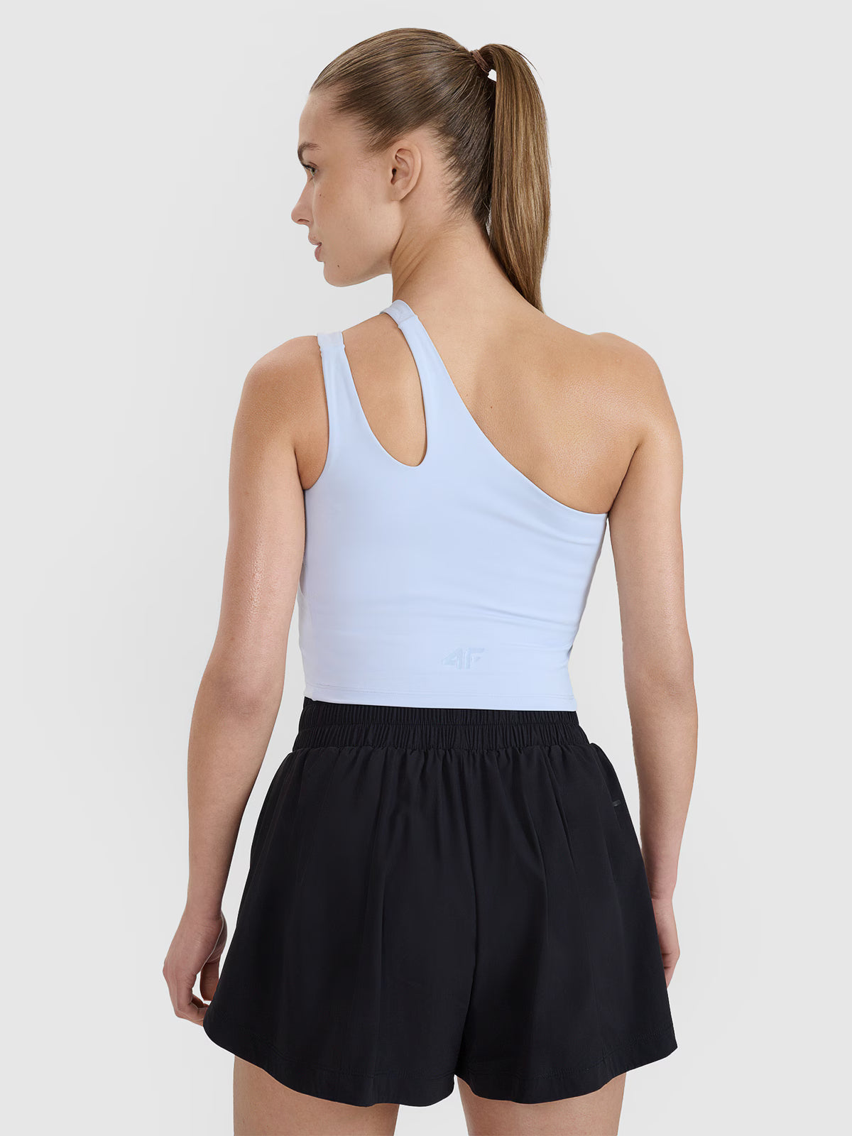 Crop top treningowy na jedno ramię 4F x Anna Lewandowska