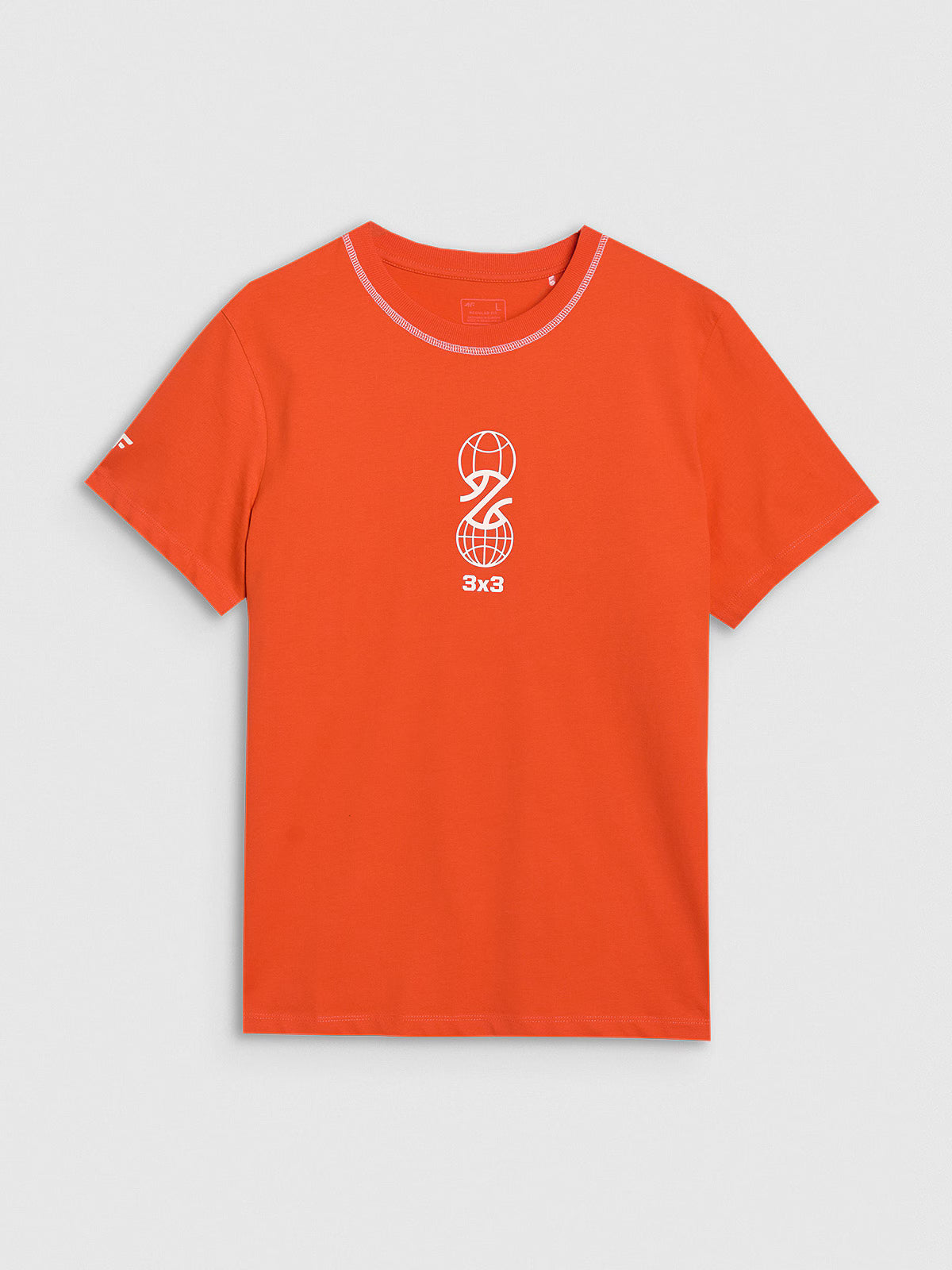 T-shirt regular z nadrukiem męski
