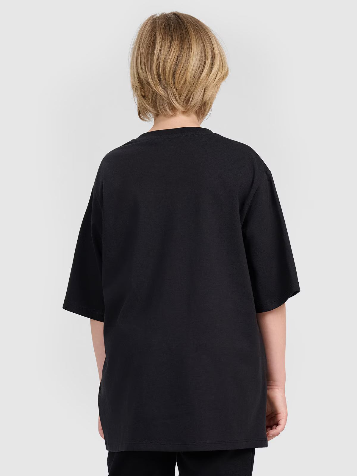 T-shirt oversize z nadrukiem chłopięcy