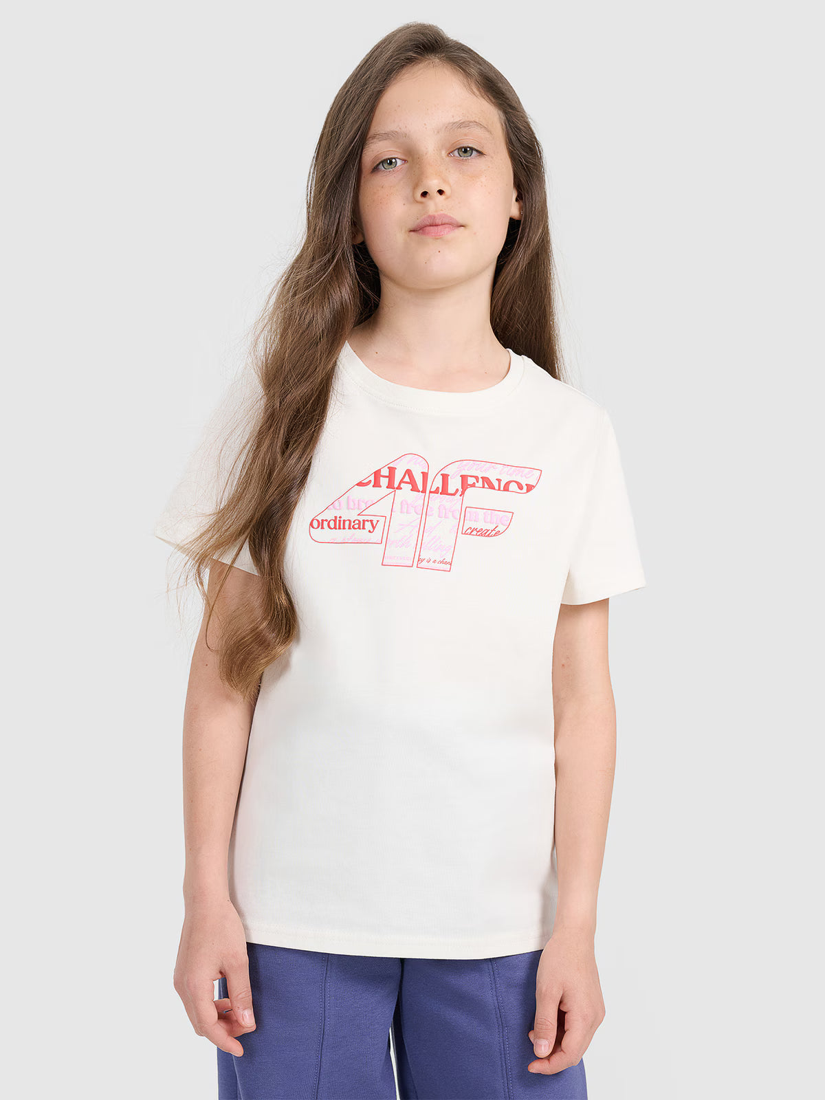 T-shirt regular z nadrukiem dziewczęcy