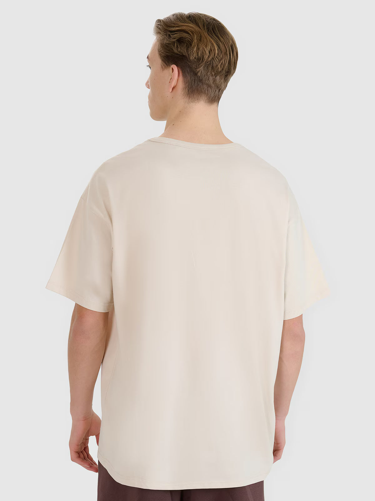 T-shirt oversize gładki uniseks
