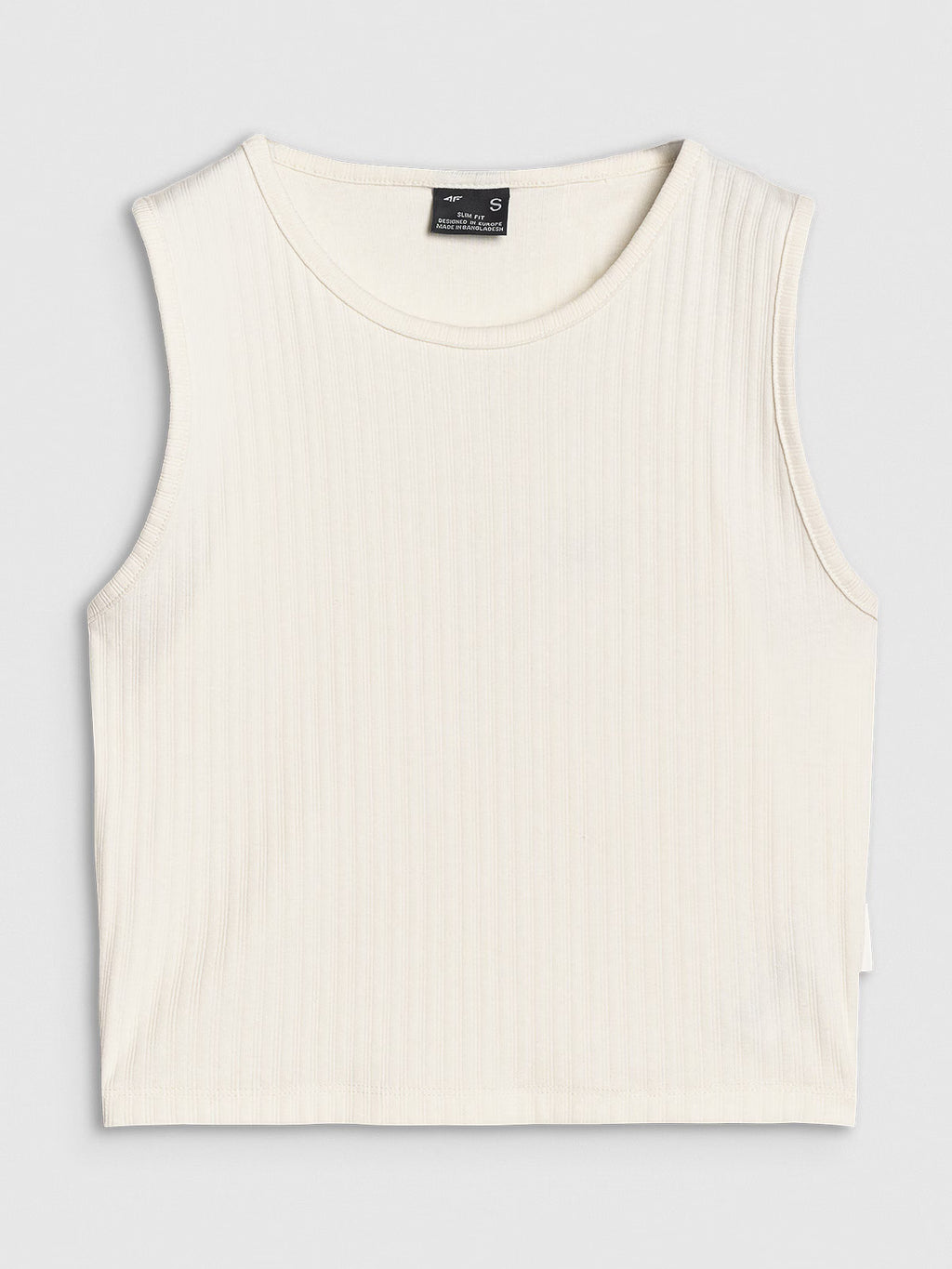 Crop top dzianinowy damski