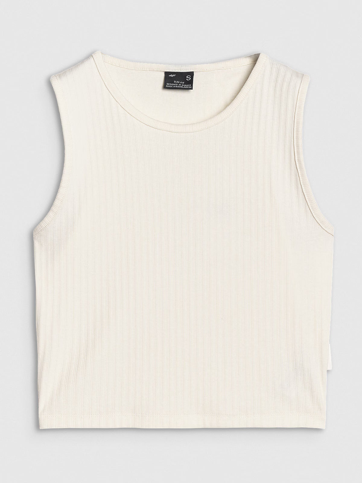 Crop top dzianinowy damski