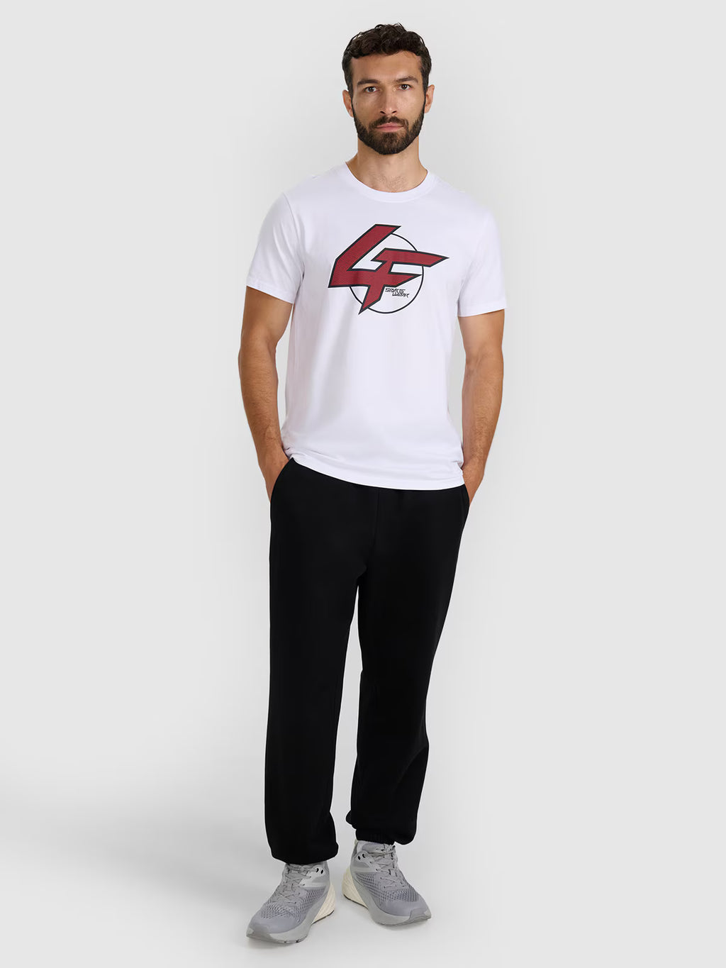 T-shirt regular z nadrukiem męski