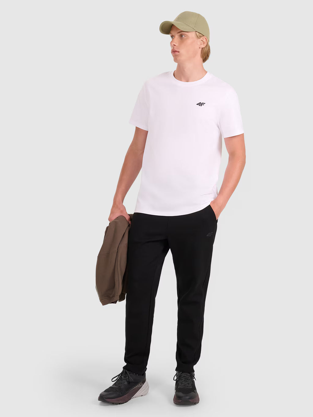 T-shirt regular gładki męski