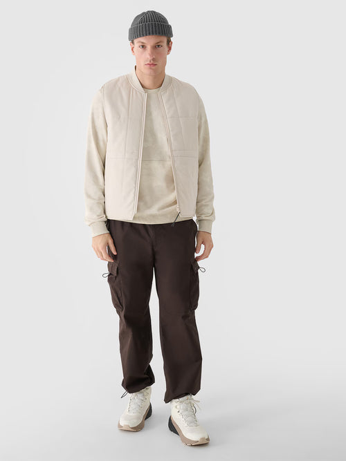 Bluza dresowa nierozpinana bez kaptura męska