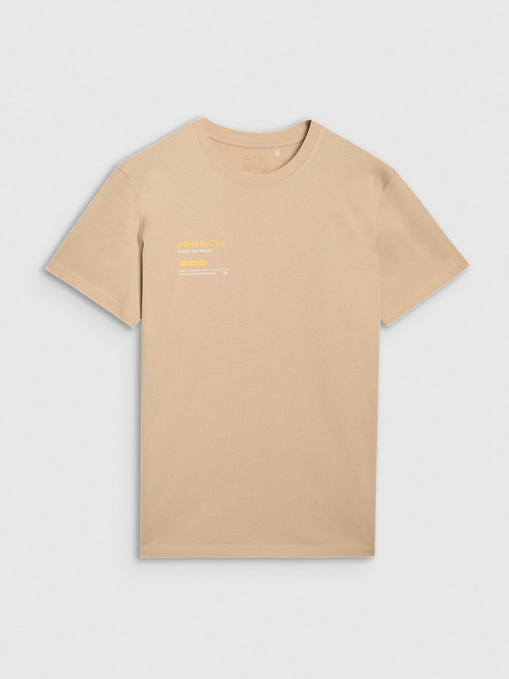 T-shirt regular z nadrukiem męski