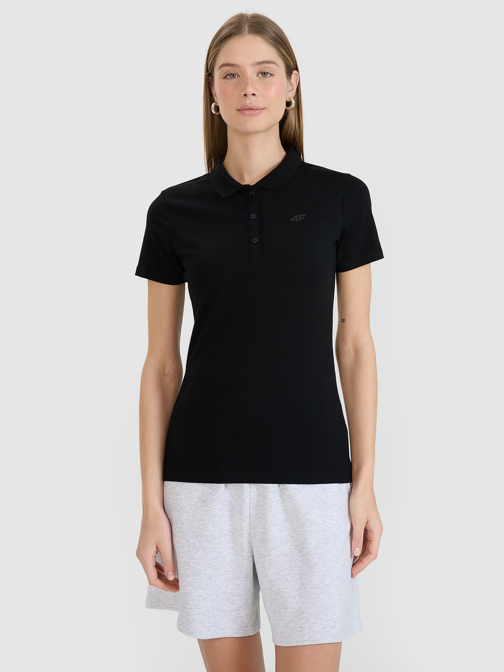 Koszulka polo slim damska