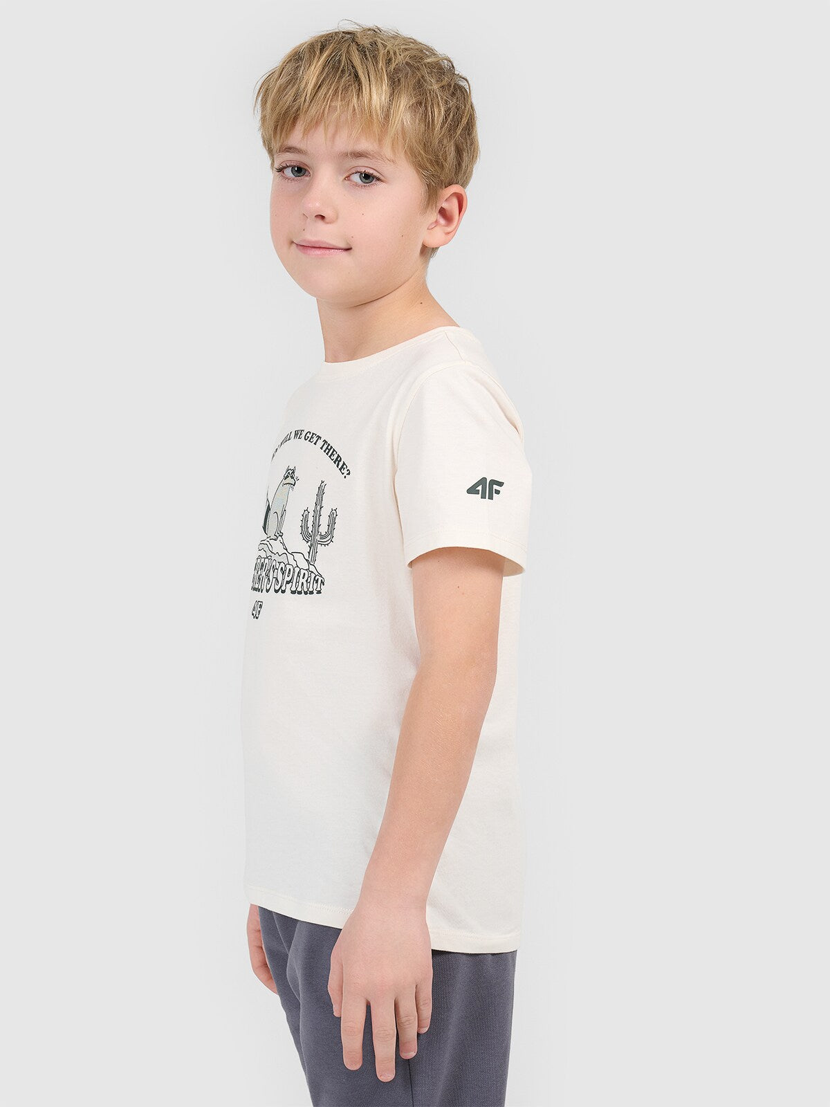 T-shirt regular z nadrukiem chłopięcy