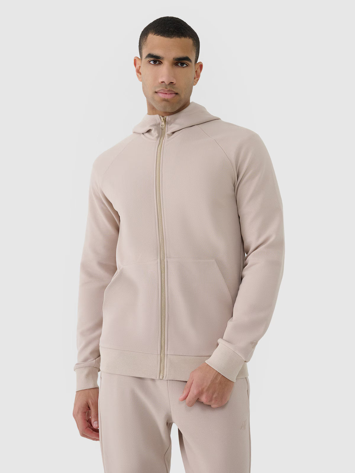 Bluza dresowa rozpinana z kapturem męska