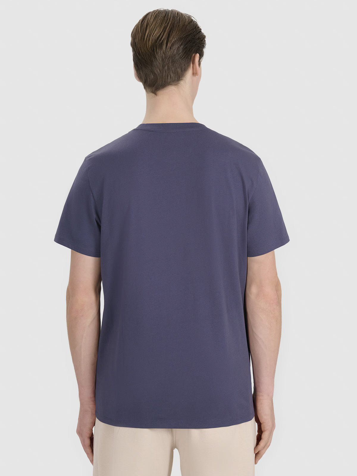 T-shirt regular z nadrukiem męski