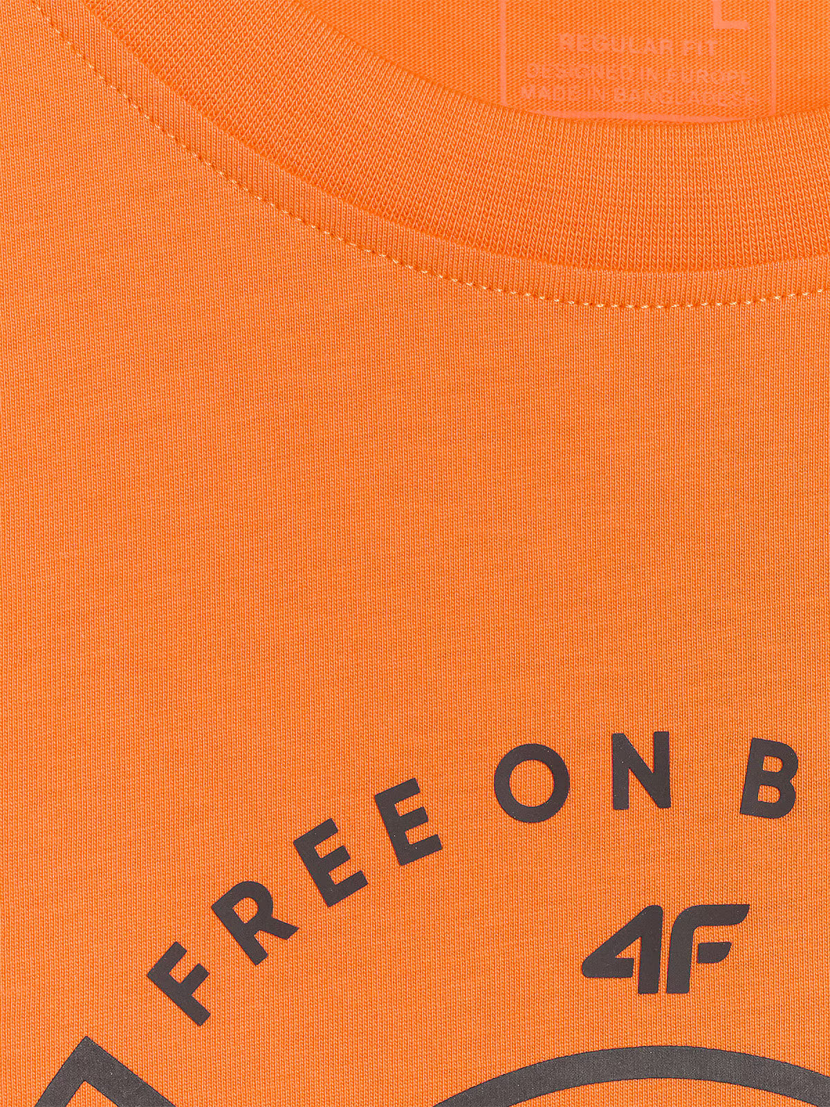 T-shirt regular z nadrukiem męski