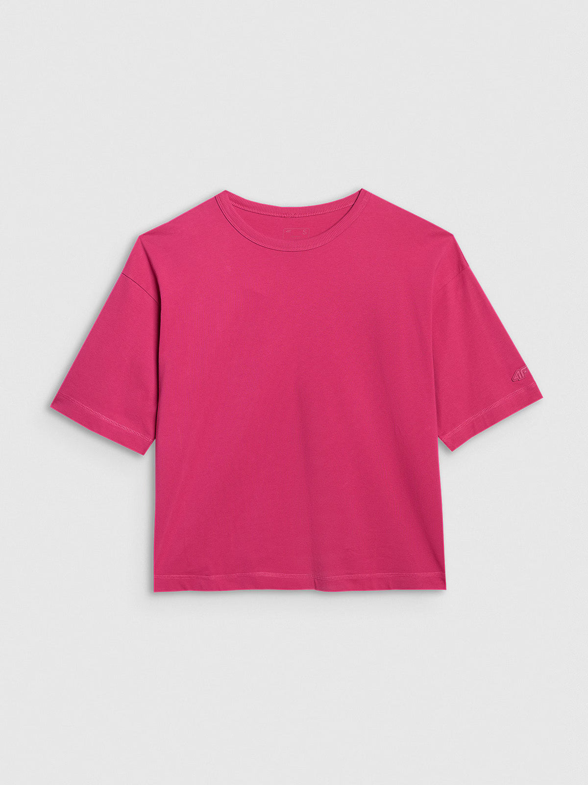 T-shirt oversize gładki damski
