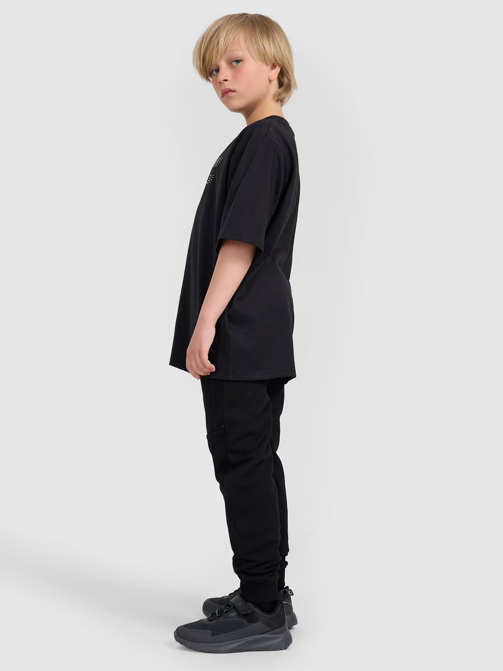 T-shirt oversize z nadrukiem chłopięcy