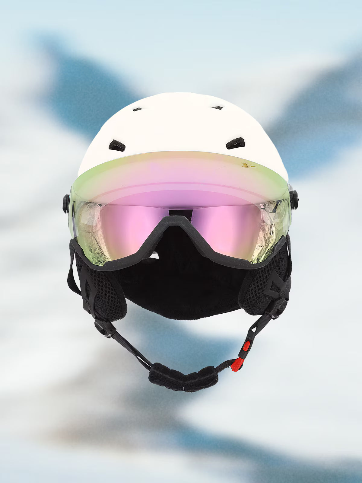 Kask narciarski z goglami uniseks