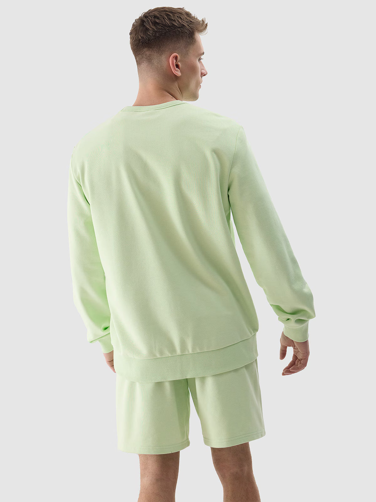 Bluza dresowa nierozpinana bez kaptura męska