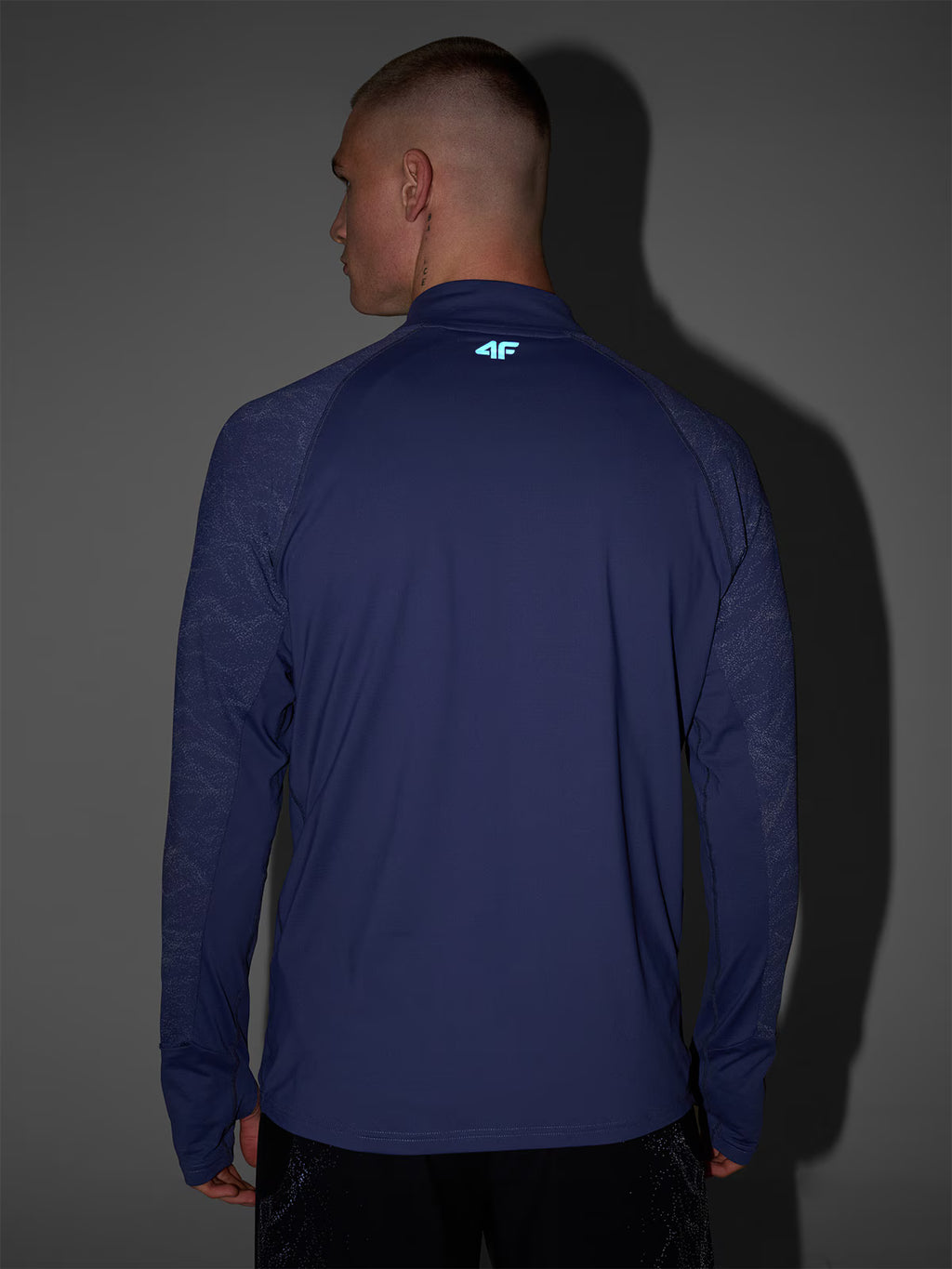 Bluza do biegania regular szybkoschnąca męska
