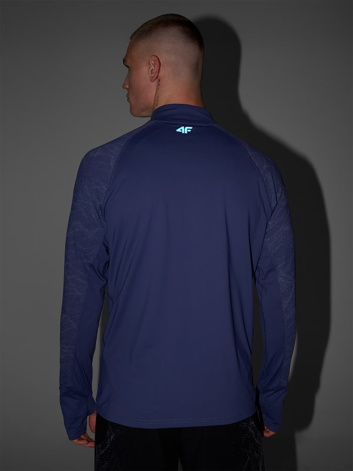 Bluza do biegania regular szybkoschnąca męska