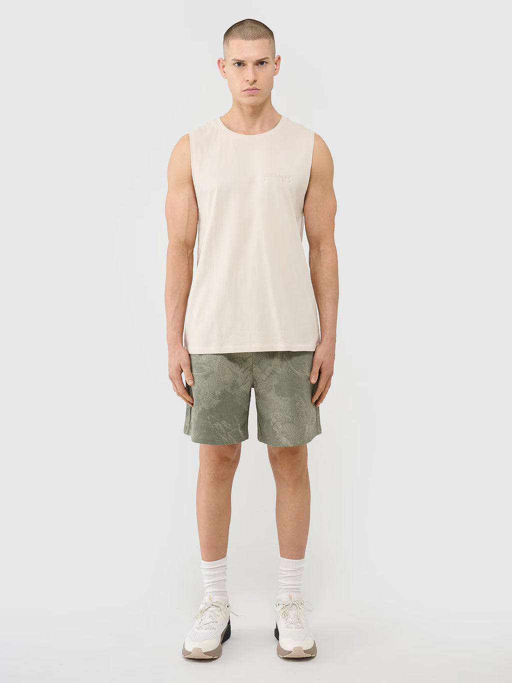 Tank top oversize męski