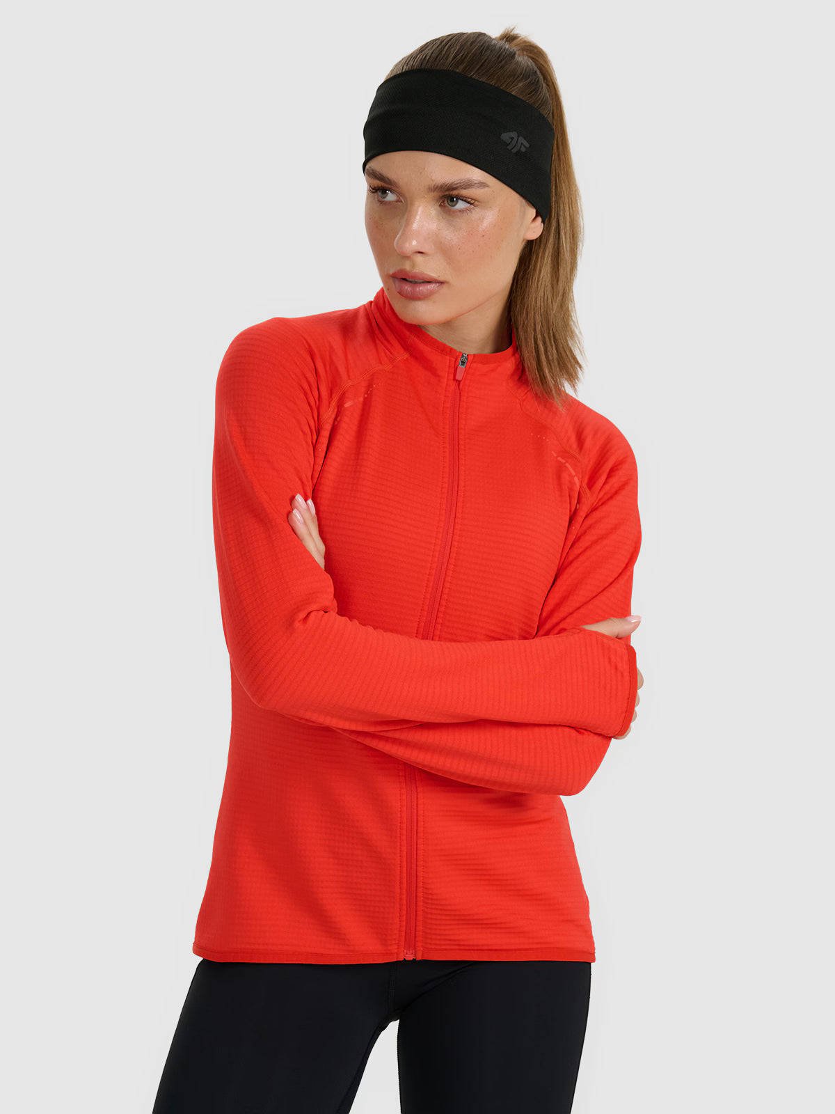 Bluza do biegania regular szybkoschnąca damska