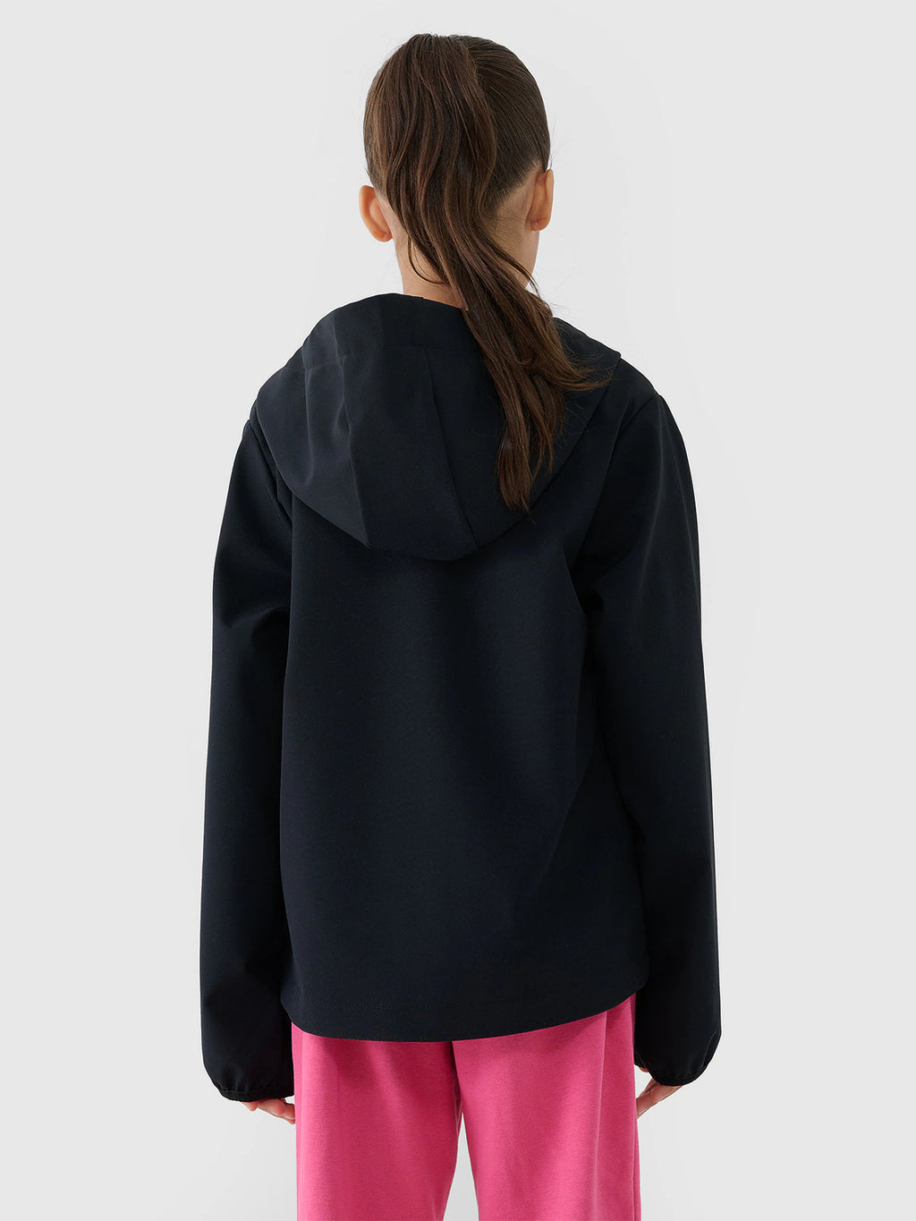 Kurtka softshell wiatroodporna membrana 5000 dziewczęca