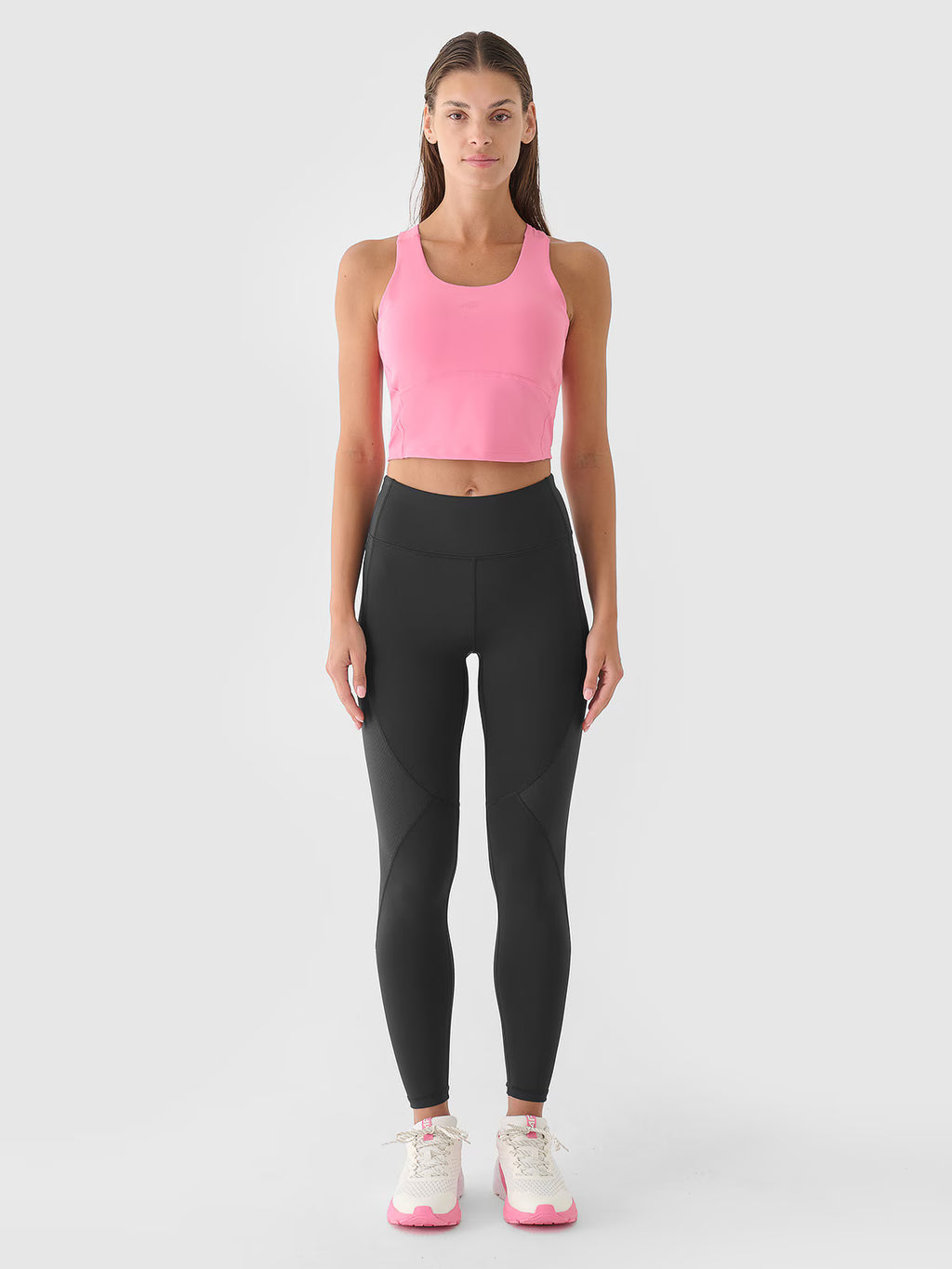 Crop top treningowy szybkoschnący damski