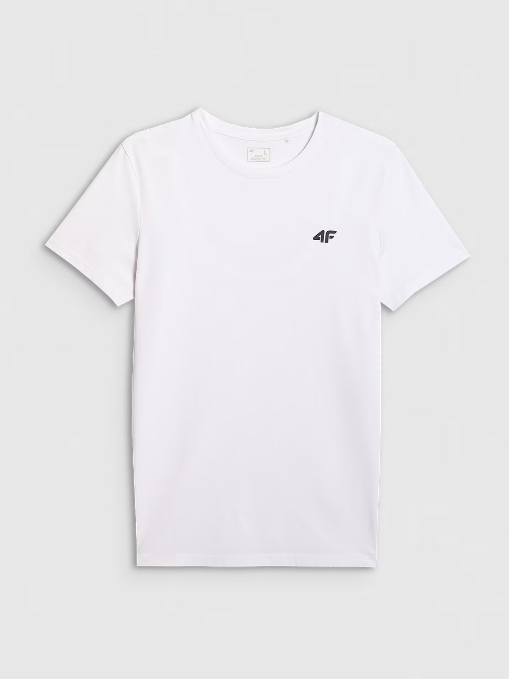 T-shirt slim gładki męski