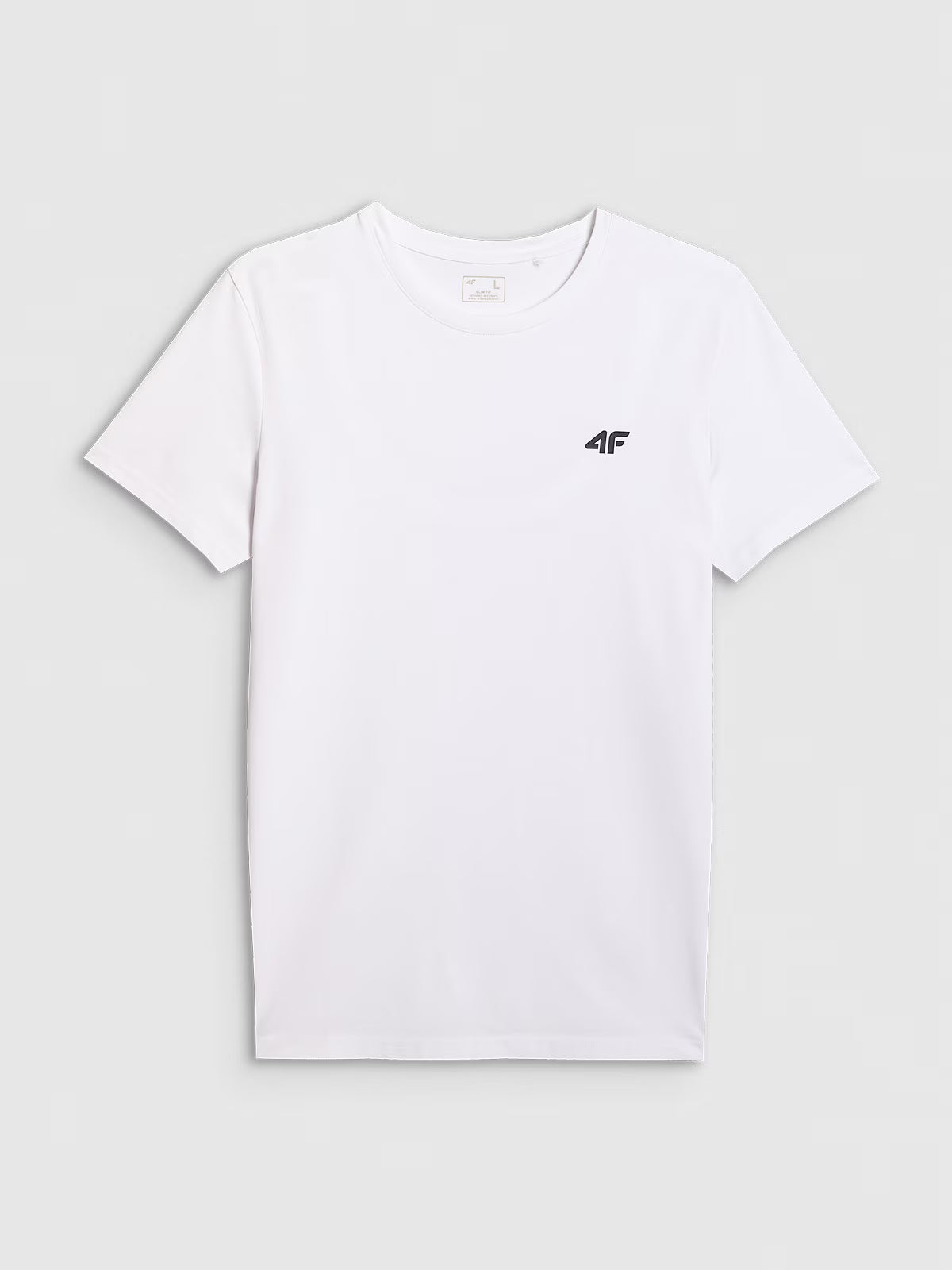 T-shirt slim gładki męski